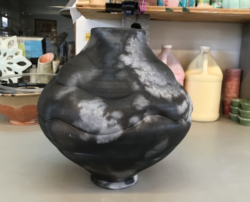 smoke fired pot