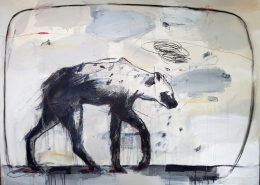 Devil Dog, painting by Carmen Lugo
